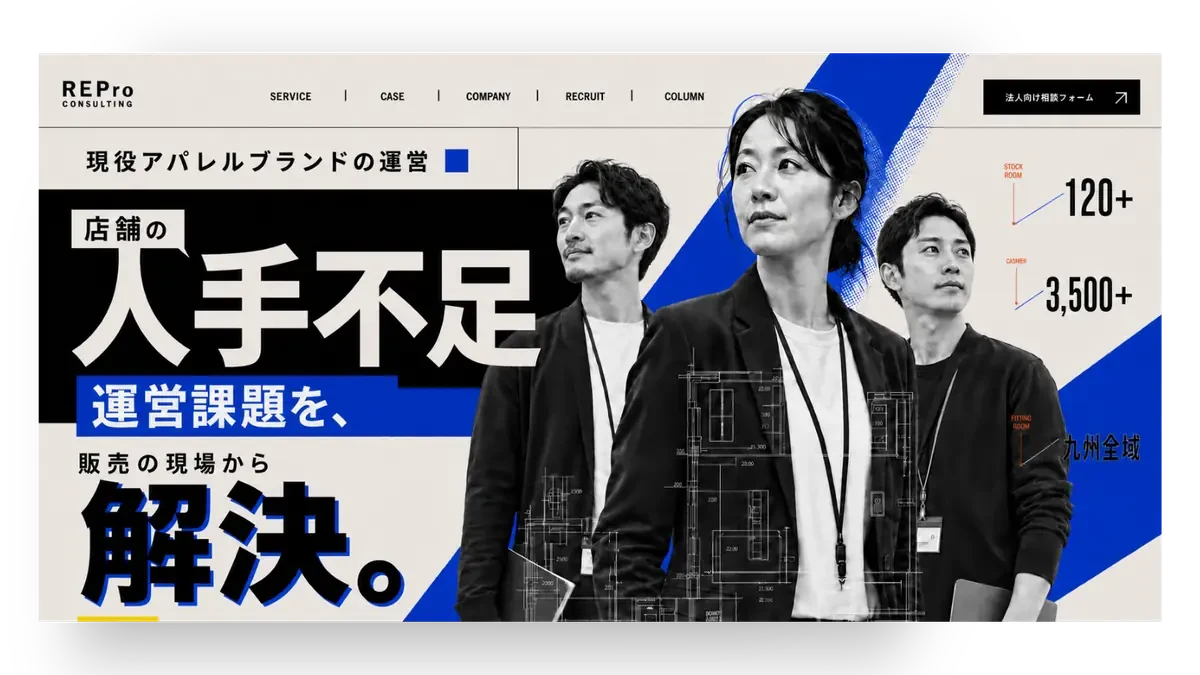 REPro Consulting Webサイト制作実績